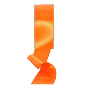 Orange Satin Ribbon - 38mm Orange Satin Ribbon - 38mm