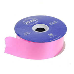 Cerise Poly Ribbon - 50mm x 100 yards Cerise Poly Ribbon - 50mm x 100 yards