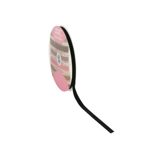 Black Velvet Ribbon 10mm x 20m 