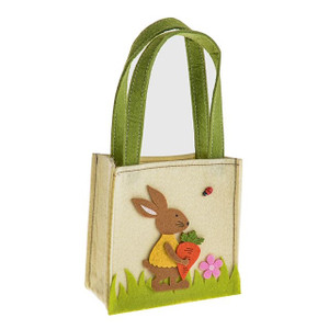 Rabbit Felt Bag 16 cm from Country Baskets