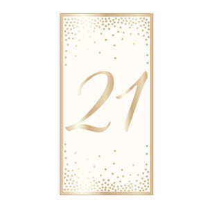 Age 21 Money Wallet Gold