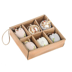 Cracked Egg Box Pastel Set Of 6