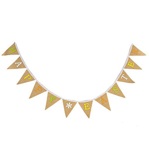 Bunting Happy Easter Jute 200Cm