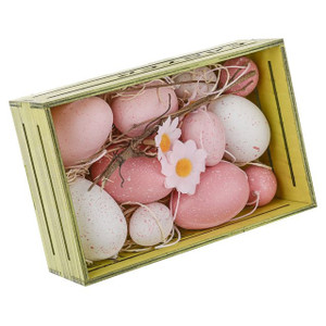 Easter Egg Crate Pink from Country Baskets