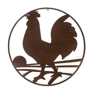 Farmyard Cockrel Wall Art from Country Baskets
