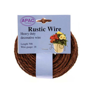 Brown Rustic Wire 21m (10) Brown Rustic Wire 21m (10)