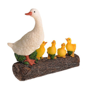 Farmyard Goose Family Light Up Solar from Country Baskets