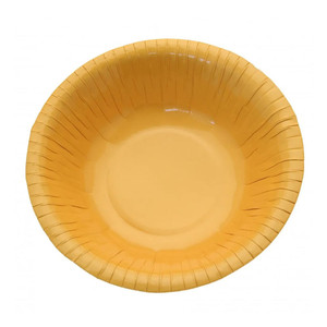 Yellow Paper Bowl 7 inch (x8) (12/72)