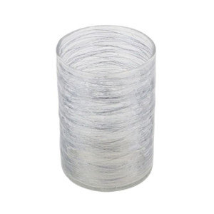 Spin Spiral Candle Holder Silver Small from Country Baskets