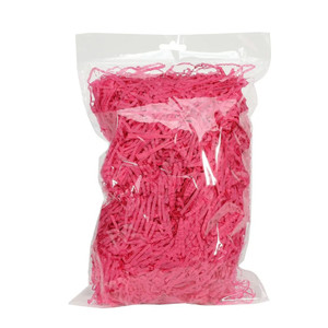 100grm Bag Pink Shredded Tissue on Header from Country Baskets