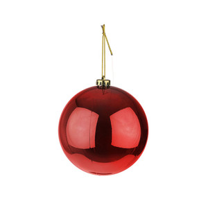 Red Shiny Shatterproof Bauble (X1) (15cm) from Country Baskets