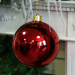 Red Shiny Shatterproof Bauble (x1) (25cm) from Country Baskets Red Shiny Shatterproof Bauble (x1) (25cm) from Country Baskets