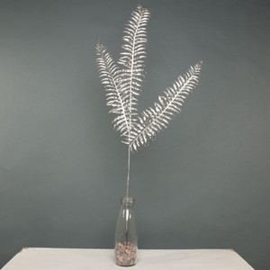 Metallic Fern spray x 3 stem Champagne  Metallic Fern spray x 3 stem Champagne