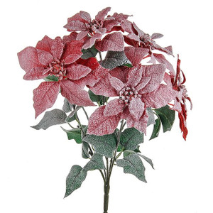 Poinsettia Bush Red 48Cm