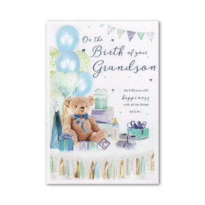 Birth Grandson from Country Baskets