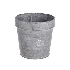 KEW ZINC POT WITH RIM LGE 15x15cm /6