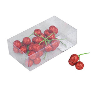Glitter Ball Polyfoam Red 30 Pack from Country Baskets