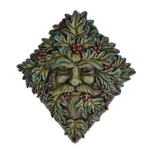 Enchanted Wise Greenman Wall Plaque 24 cm