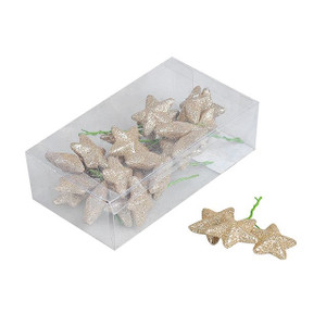 Glitter Star Polyfoam Gold X30