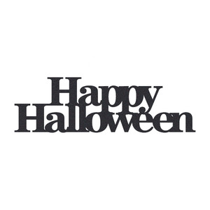 Happy Halloween Black Sign