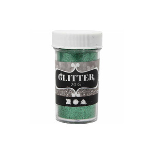 Glitter, green, 20 g/ 1 tub from Country Baskets