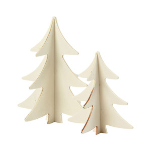 Christmas Trees, H: 13+18 cm, 2 pc/ 1 pack from Country Baskets