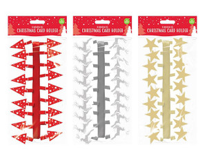 Wooden Peg Xmas Card Holder from Country Baskets
