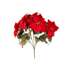 20" Large Poinsettia Bush (12/48) from Country Baskets