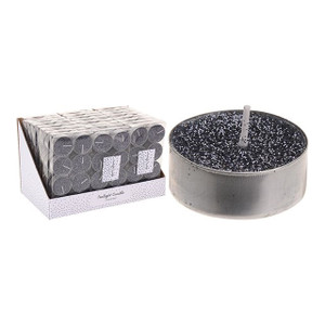 Pack Of 8 Grey Tealights