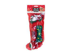 Christmas Dog Toy Stocking from Country Baskets