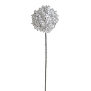 Winter White Allium Stem 62Cm from Country Baskets