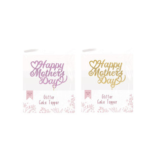 Mother's Day Glitter Cake Topper 21.5cm 2 Assort Mother's Day Glitter Cake Topper 21.5cm 2 Assort