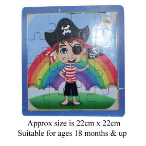 Wooden Pirate Puzzle Wooden Pirate Puzzle