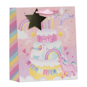 UNICORN CAKE MEDIUM BAG from Country Baskets