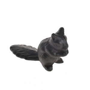 Cast Iron Squirrel Doorstop In Antique Rust Finish