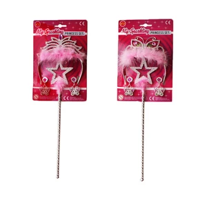 WAND TIARA & EARRINGS (2 ASSTD)