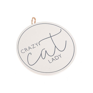 Wooden Plaque Crazy Cat Lady