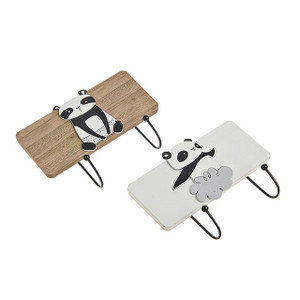 Panda Hooks 2 Assorted 16.5Cm from Country Baskets
