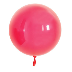 Vortex Solid Colour Sphere Balloon 18" Red