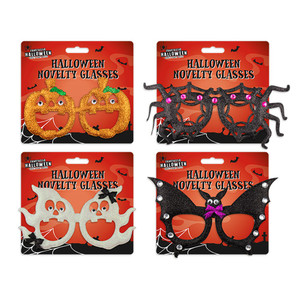 Halloween Novelty Glasses 4 Assorted