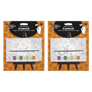 Halloween Paint Your Own Canvas With Stand