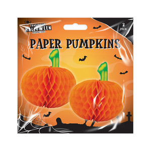 Halloween 3D Pumpkin Decorations 2 Pack
