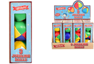 3 Pack Retro Juggling Balls 