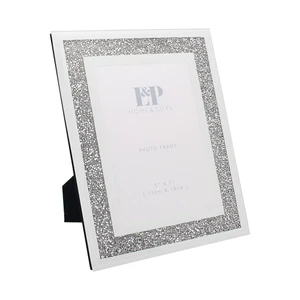 White Crystal Photo Frame 5X7 from Country Baskets