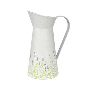 Zinc Jug with Lavender 