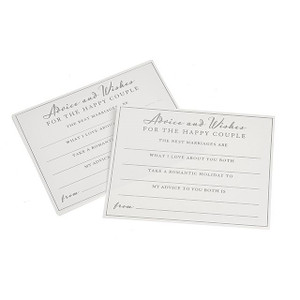 Wedding Advice Cards Pack of 10