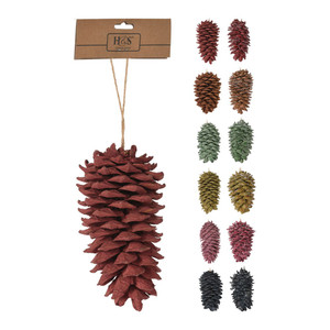 Pinecone Hanging Decoration 16cm 