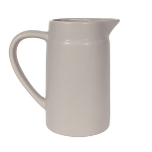 Cool Grey Ceramic Jug from Country Baskets