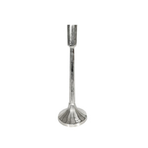 Candle Holder Silver 31cm from Country Baskets
