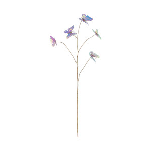 Butterfly Flower Purple 103cm from Country Baskets